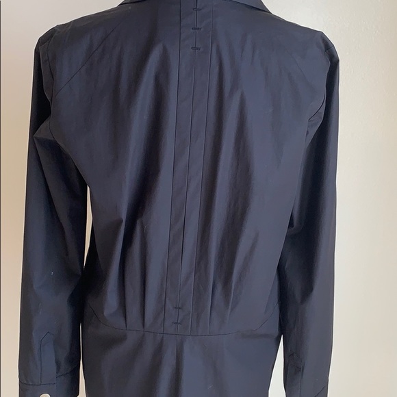 Salvatore Ferragamo Black Cotton Dress Sz 46 - Picture 4 of 6